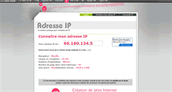 Desktop Screenshot of mon-adresse-ip.studiovitamine.com