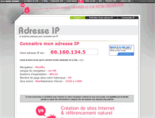 Tablet Screenshot of mon-adresse-ip.studiovitamine.com